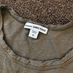 James Perse Army Green Tank Top